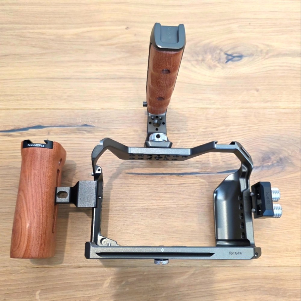 SmallRig Black and Brown Camera Cage for Fujifilm XT-4 - Picture 5 of 7